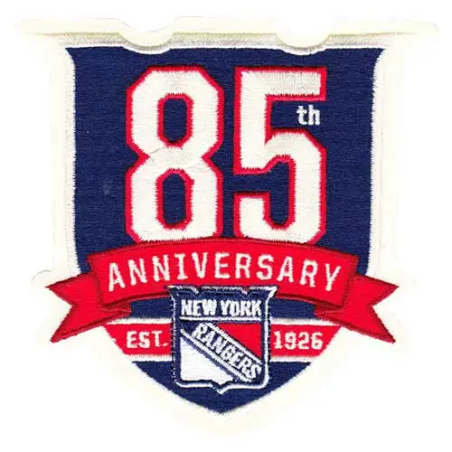 New York Rangers 85th Anniversary Patch