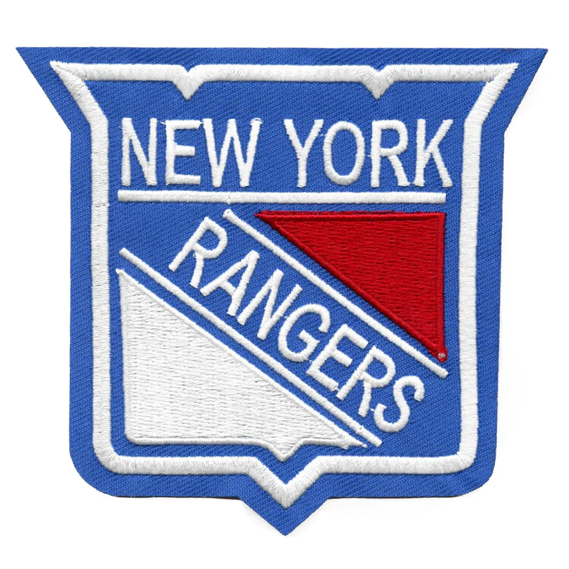 New York Rangers Blue Border Patch