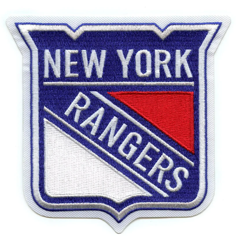 New York Rangers White Border Patch