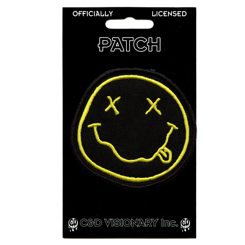 Nirvana Smiley Face Logo Iron On Patch
