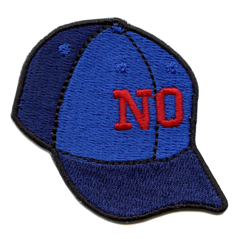 No Cap Patch Hat Embroidered Iron On