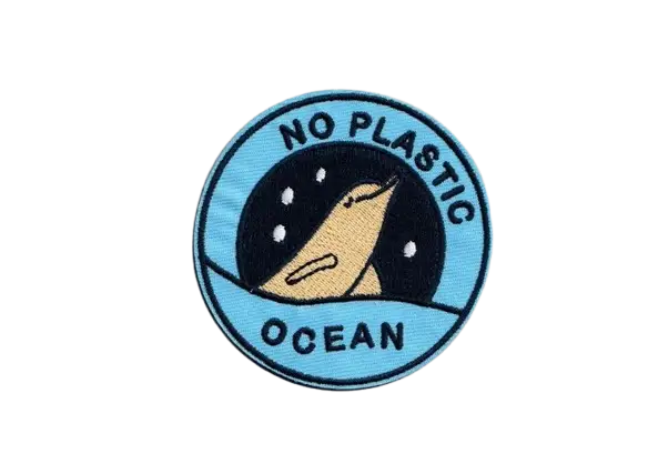 save the ocean velcro patch - Image 2