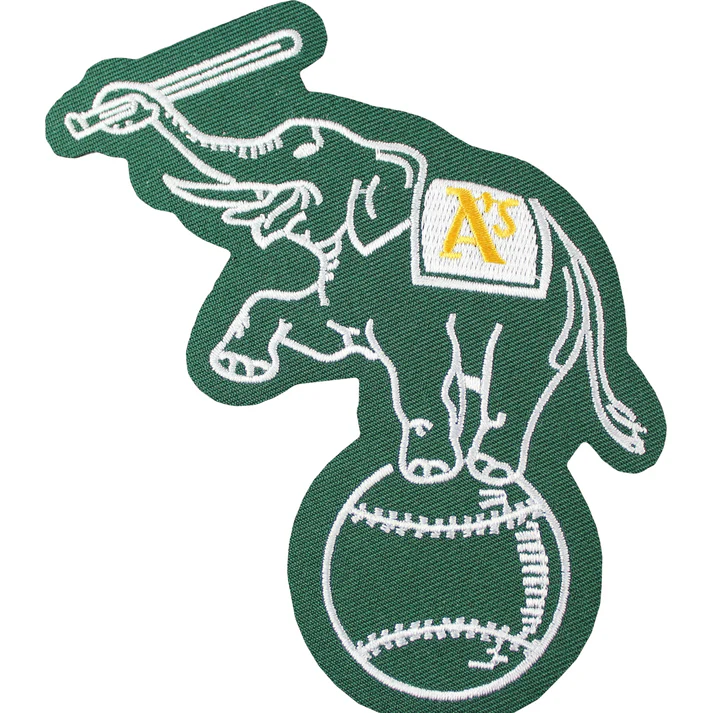 Oakland As Athletics Elephant On Ball Patch