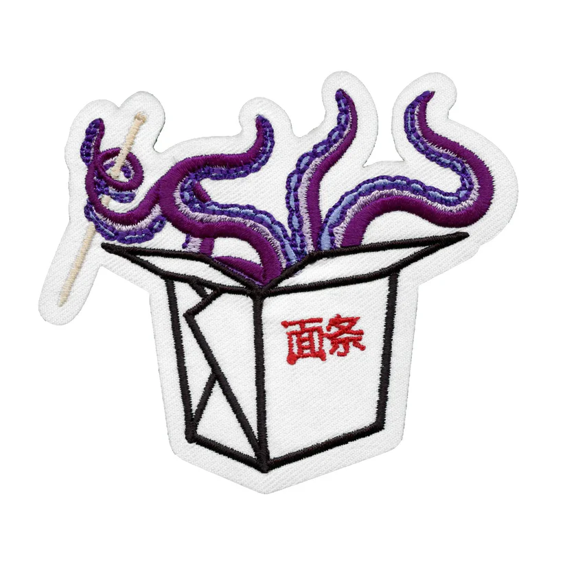 Octopus Noodles Tentacle Chinese Patch