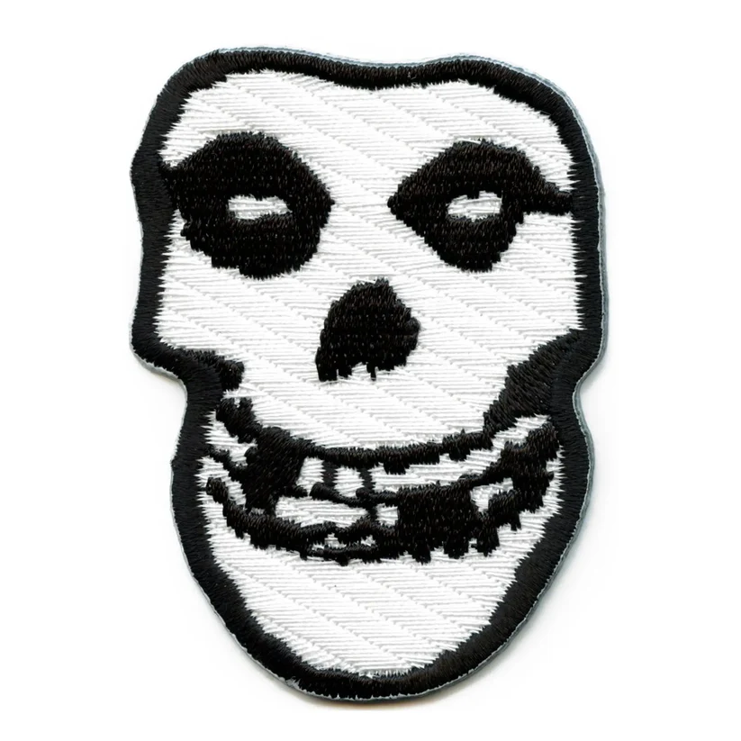 Official Misfits Small Logo Skull Patch