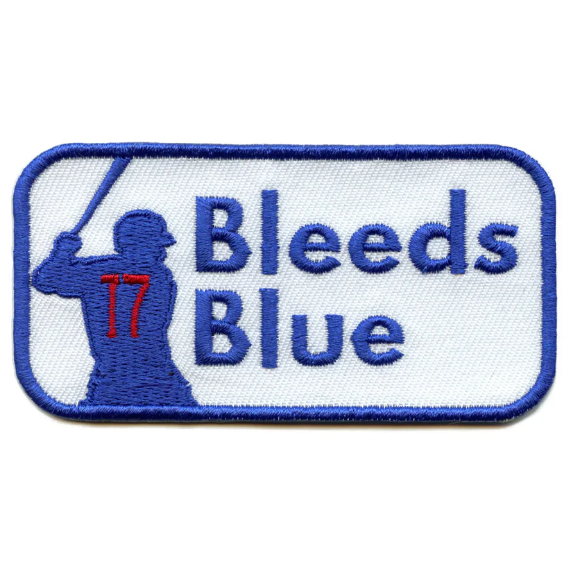 bleeds blue patch baseball