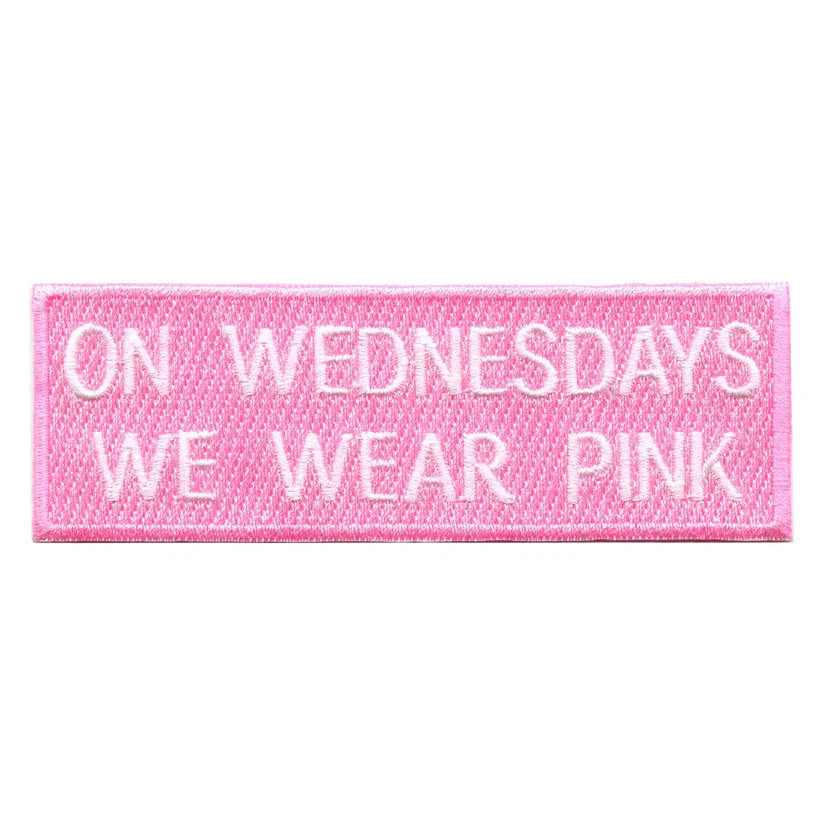 On Wednesdays We Wear Pink Patch