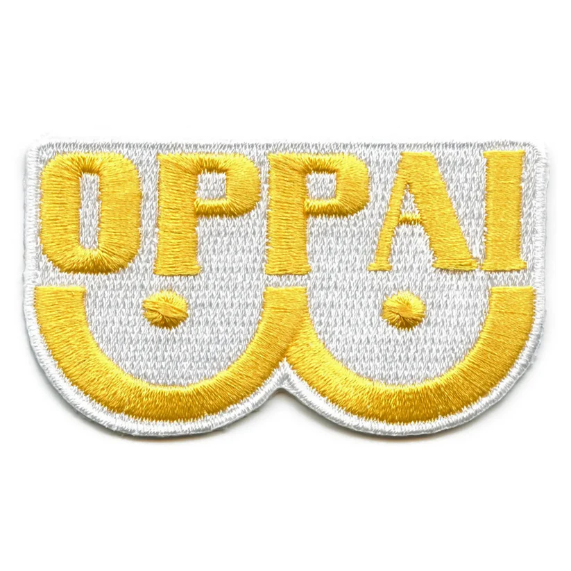 One Punch Man OPPAI Patch Brand Iron On