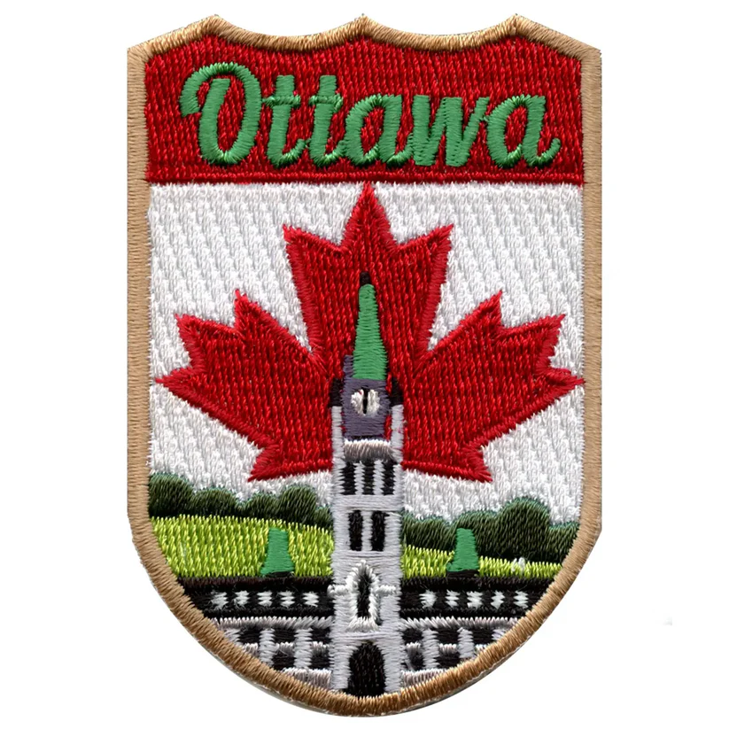 Ottawa Shield Iron on Patch