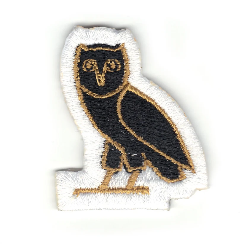 Owl Iron On Embroidered Patch Logo