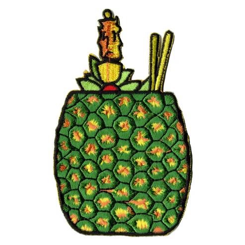 Pina Colada Embroidered Patch - Pina Colada Embroidered Patch USA Pina Colada Embroidered Patch - View 1