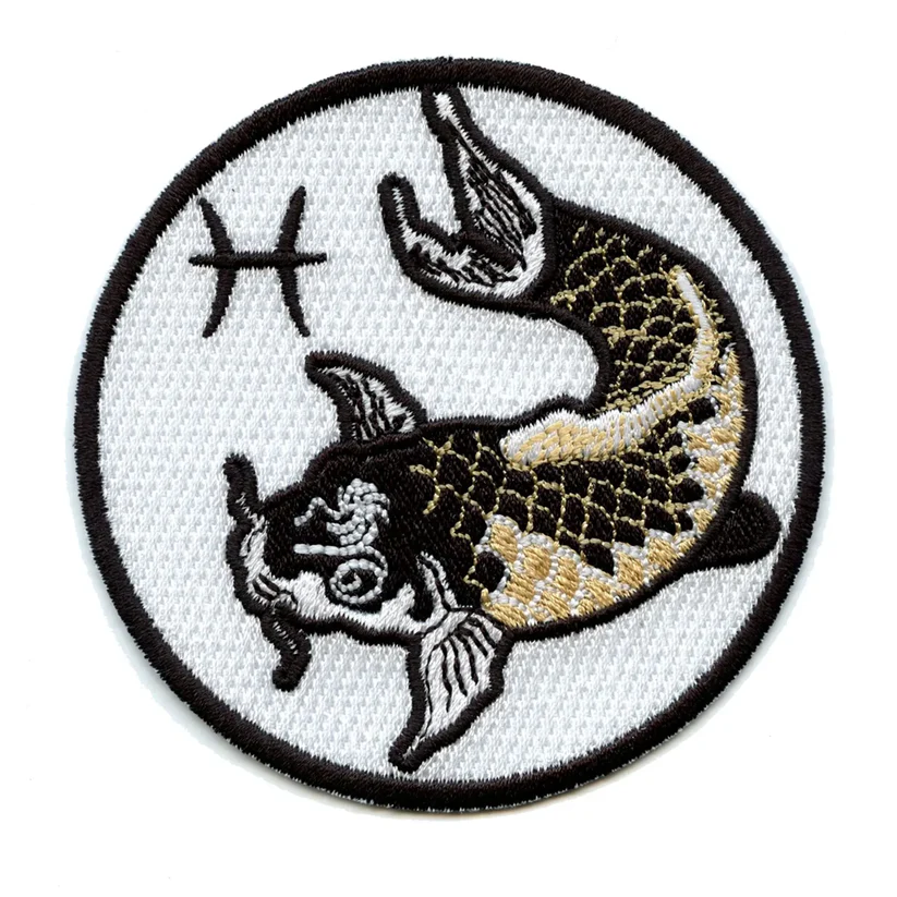 Pisces Zodiac Sign Iron On Patch