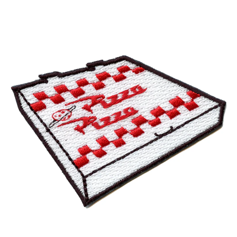 Pizza Pizza Box Embroidered Patch