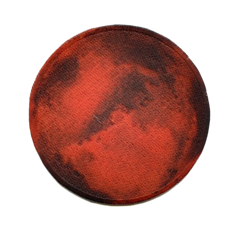 Planet Mars Solar System Patch Iron On