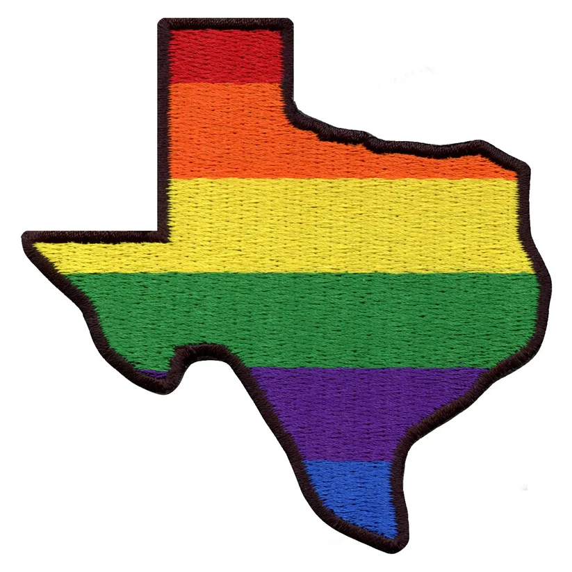 Rainbow Pride Embroidered Iron On Patch