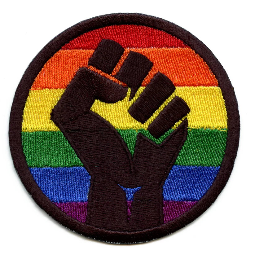 Rainbow Pride Embroidered Iron On Patch 