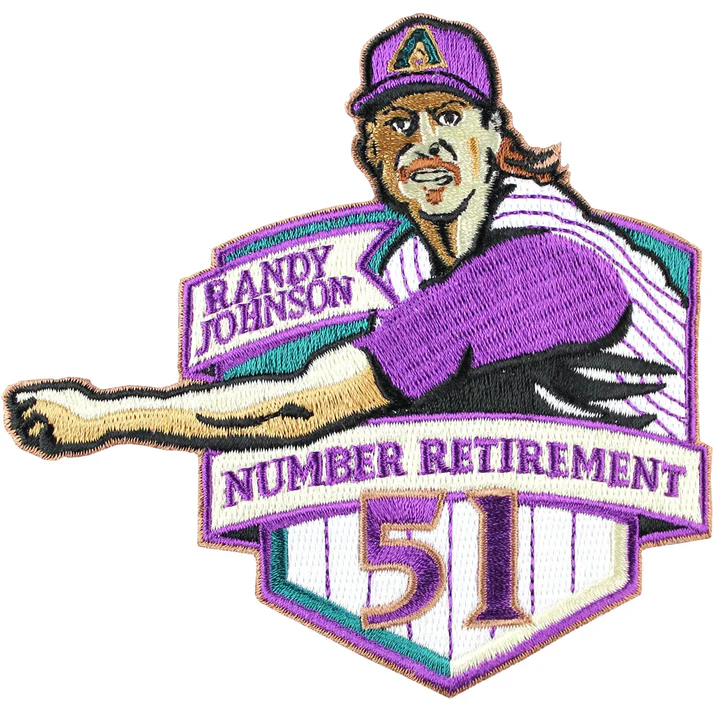 Randy Johnson 51 Team Retirement Patch