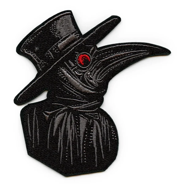 Red Eye Plague Doctor Embroidered Patch