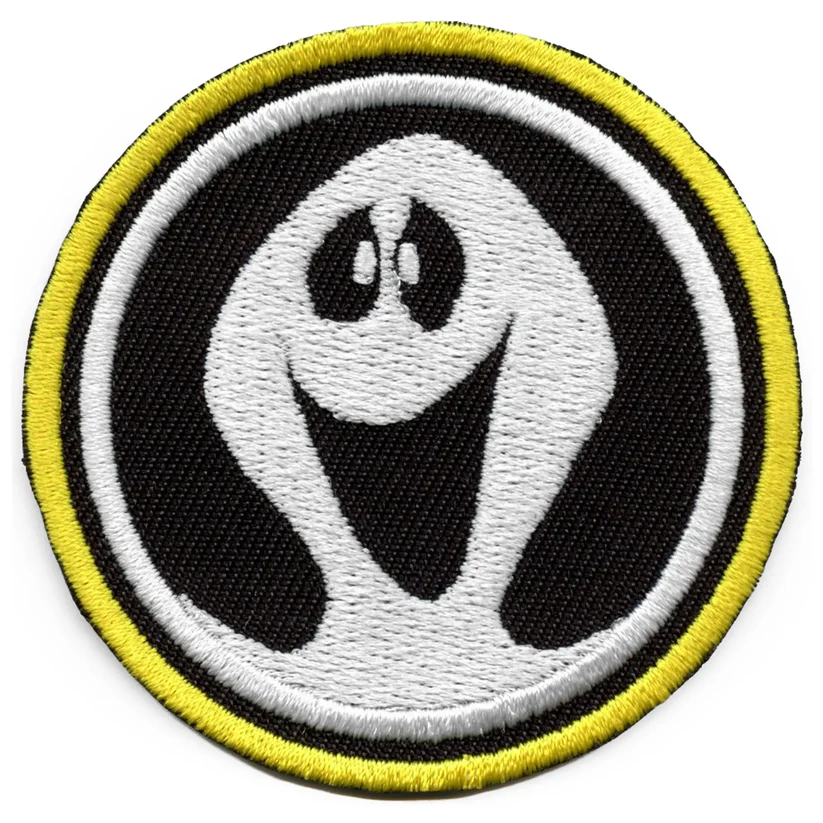 Retro Ghost Hunting  Badge Logo Patch