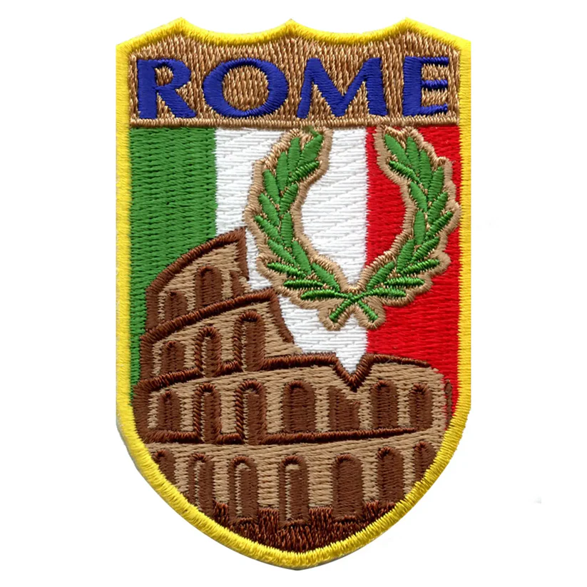 Rome Shield Embroidered Patch