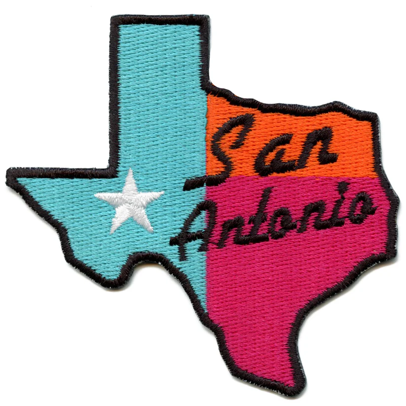 San Antonio Embroidered Patch