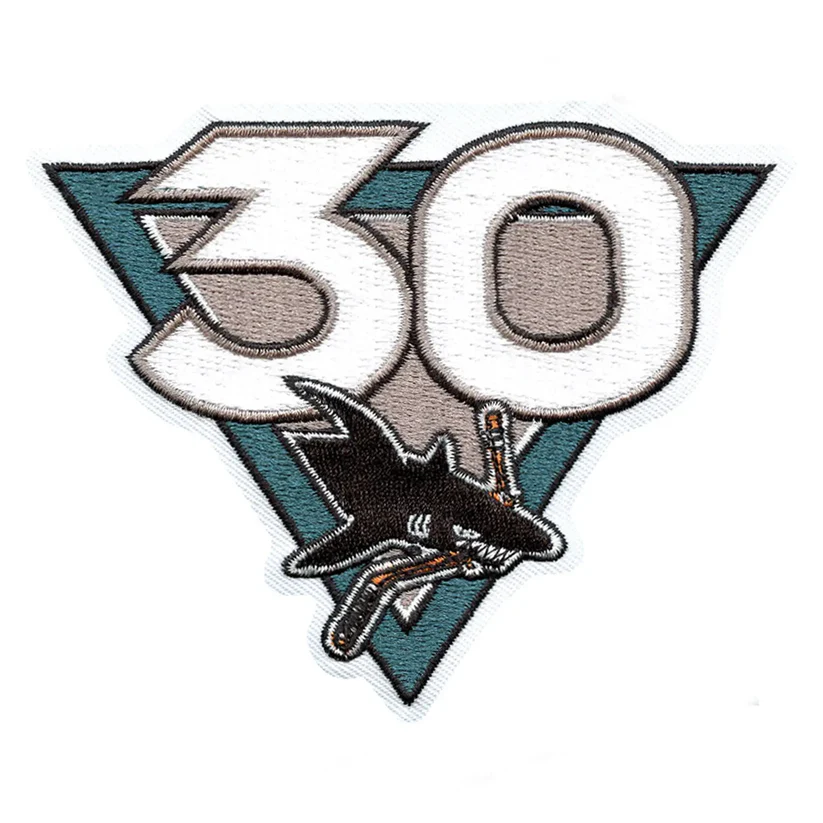 San Jose Sharks Team 30th Anniversary Patch