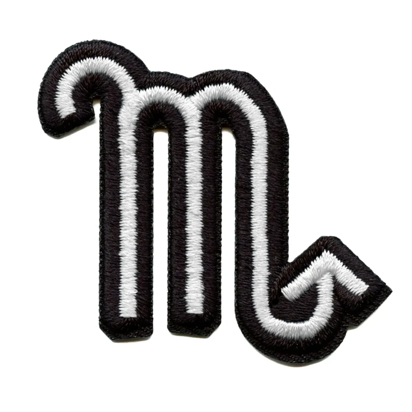 Scorpio Astrological Zodiac Symbol Patch