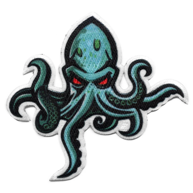 Seattle Kraken Sea Creature Mascot Patch
