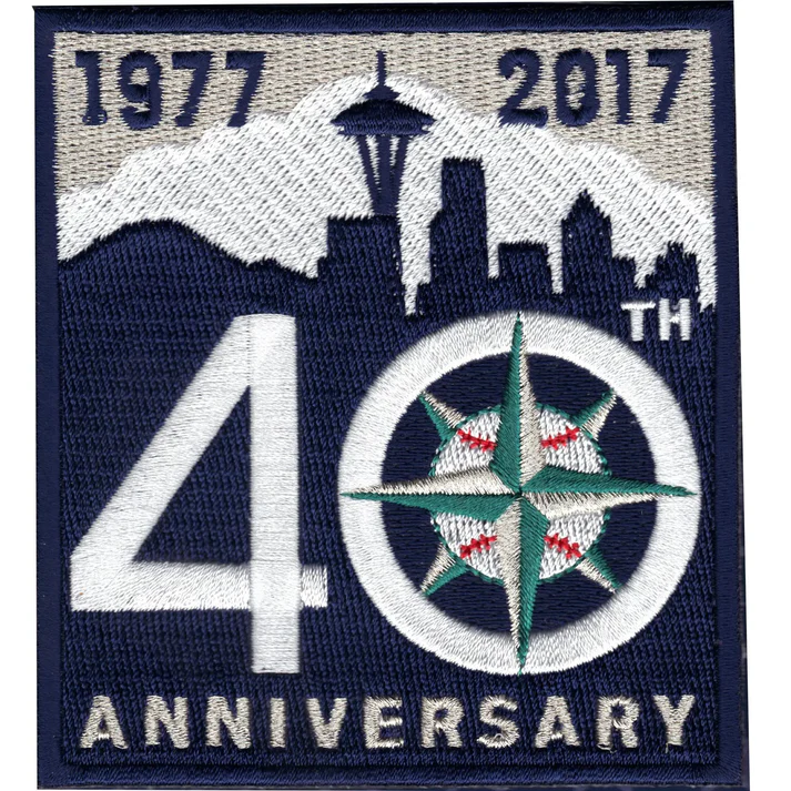 Seattle Mariners 40th Anniversary Patch