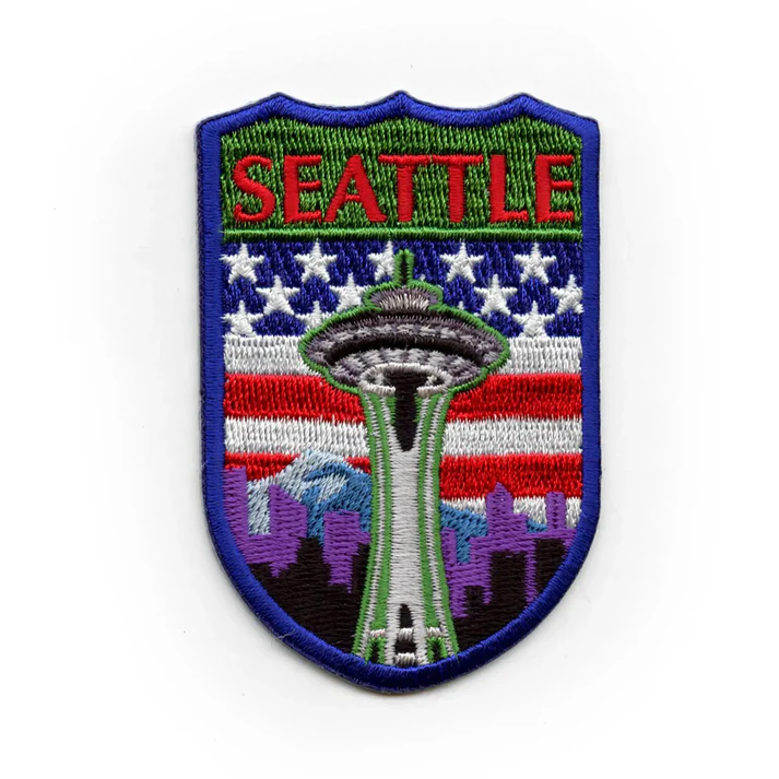 Seattle Washington City Tourist Patch