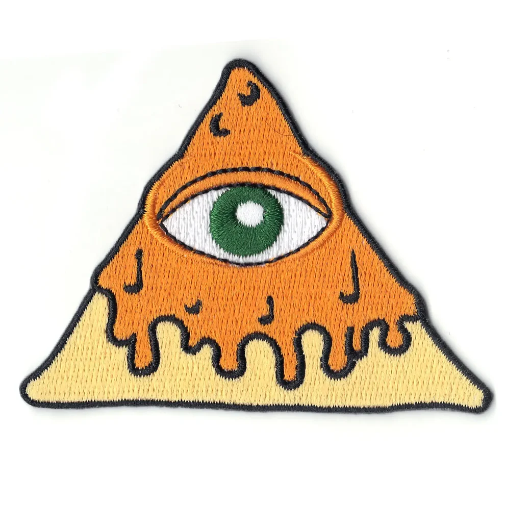 Seeing Eye Nacho Cheese Logo Patch - Seeing Eye Nacho Cheese Logo Patch USA Seeing Eye Nacho Cheese Logo Patch - View 1