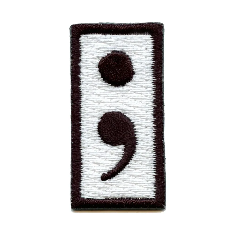 Semi Colon Movement Suicide Patch