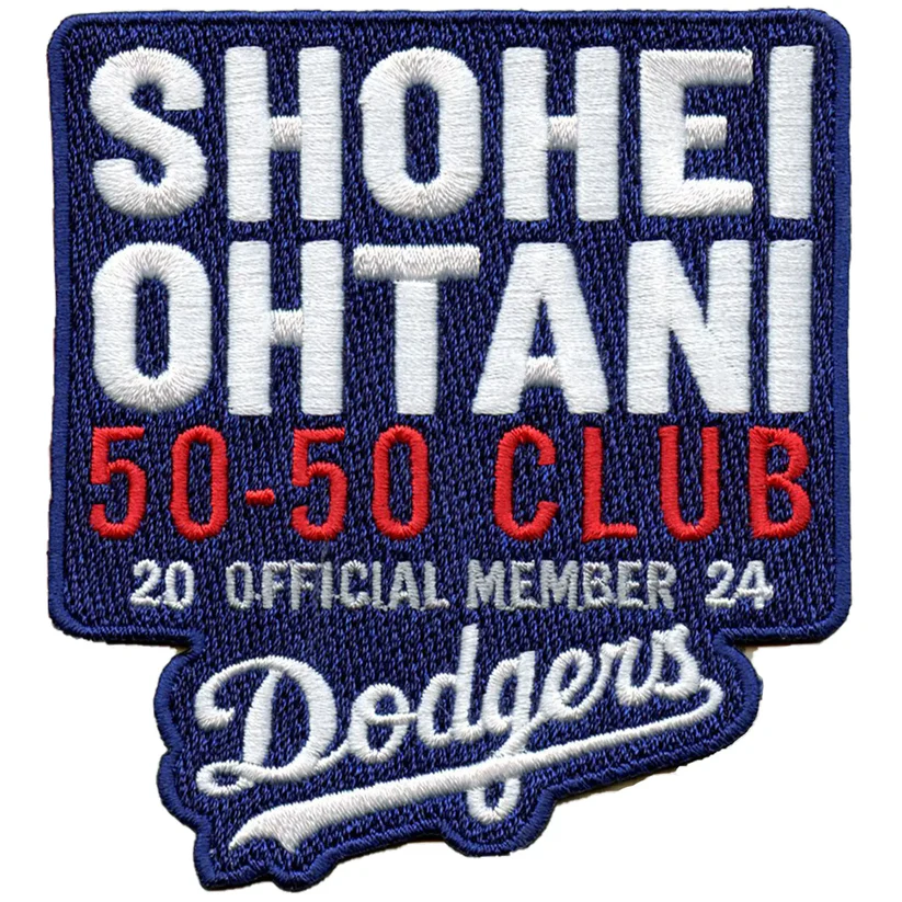 Shohei Ohtani 50-50 Club Iron on-Patch 