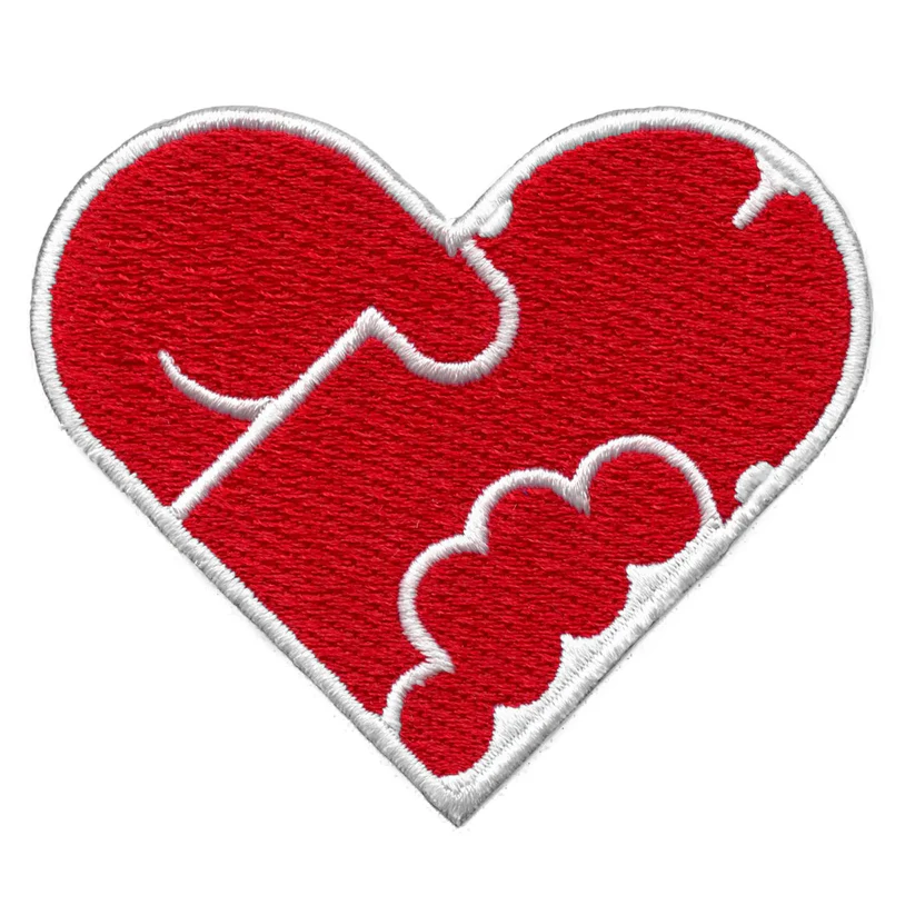 Singles Self Love Heart Patch