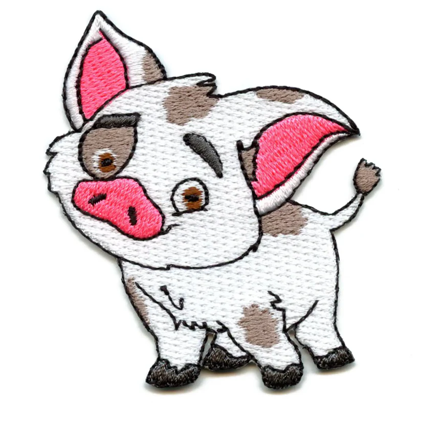 Pig Patch pua movie Embroidered Iron On
