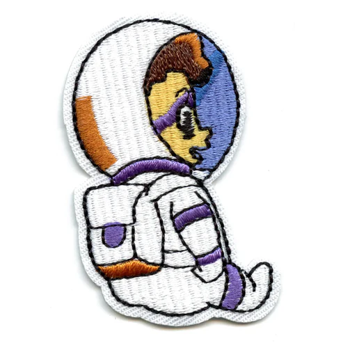 Small Astronaut Kid Sitting Patch