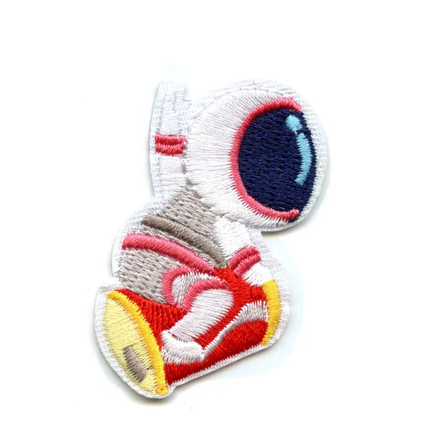 Small Pink Astronaut On A Soda Can Patch