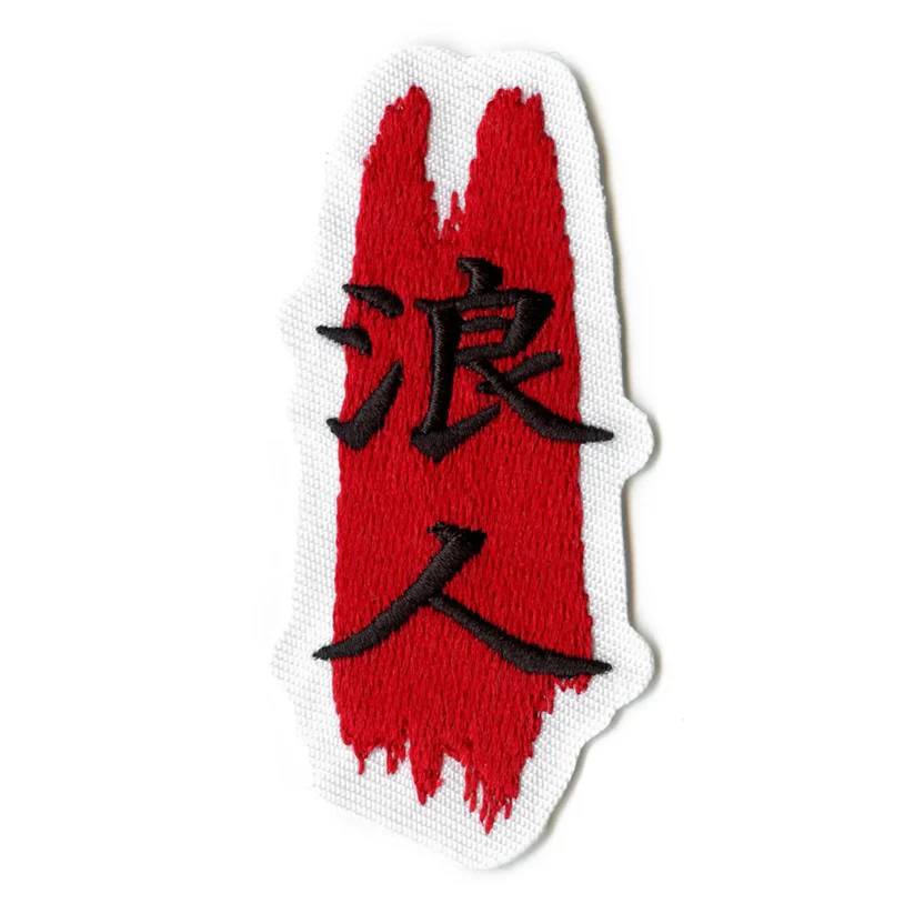 Smeared Blood Embroidered Iron On Patch