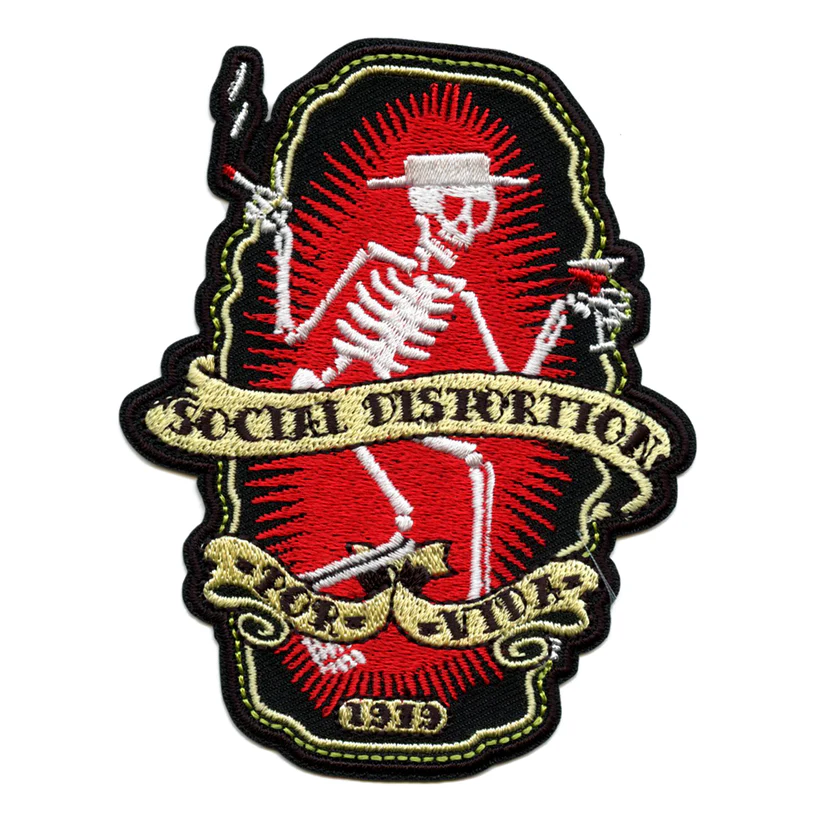 Social Distortion Por Vida Punk Patch