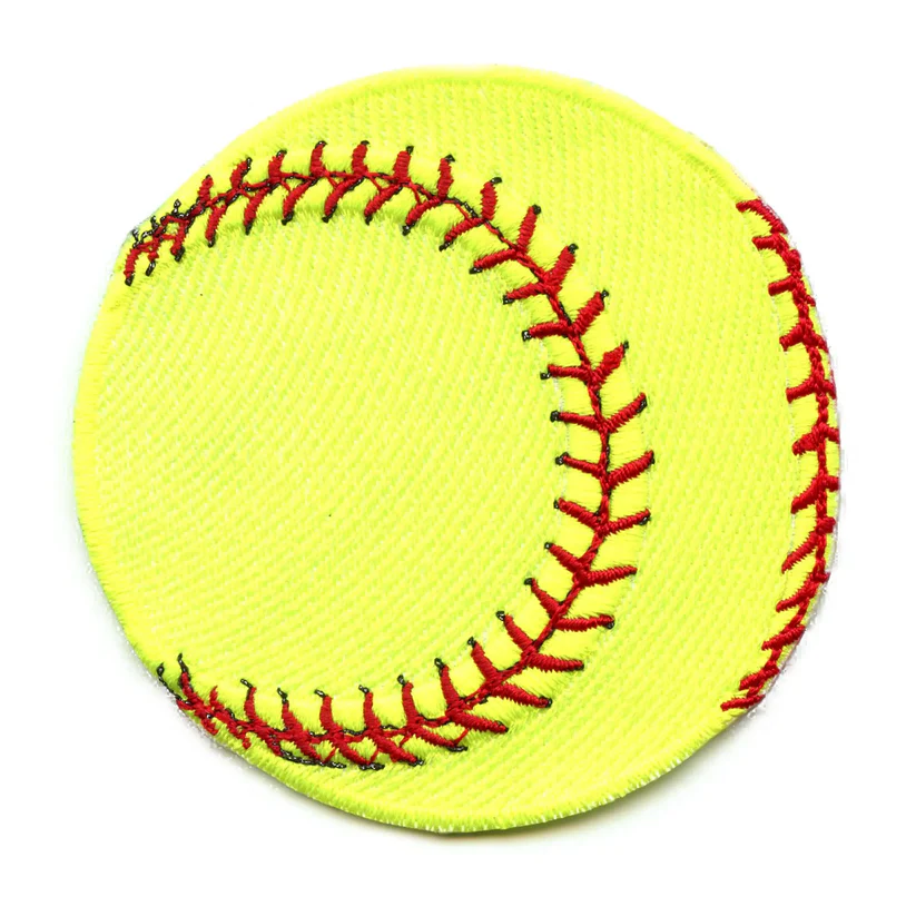 Softball Sports Ball Patch Pitch Iron On