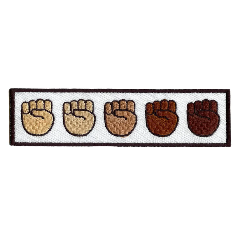 Solidarity Fists Embroidered Patch
