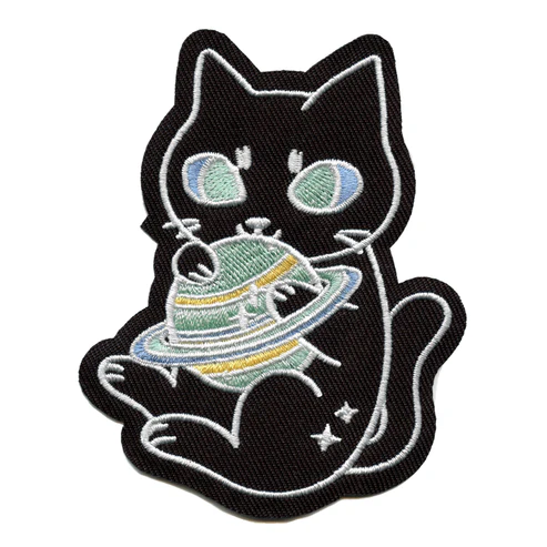 Space Now Kitty Cute Alien Patch