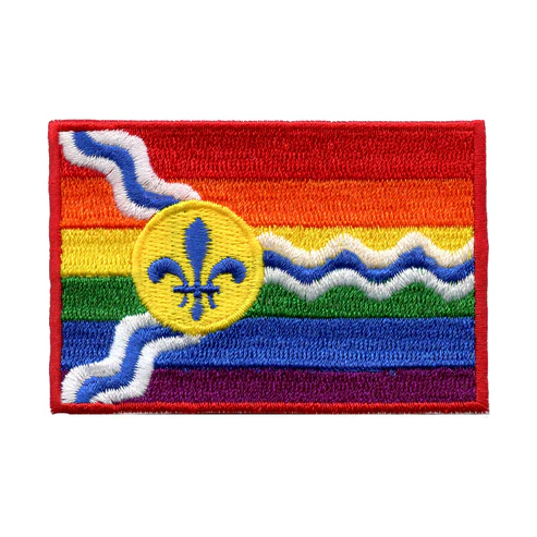 St. Louis Gay Pride Flag Embroidered Patch