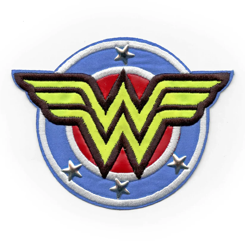 Star Studs Iron On Embroidered Patch