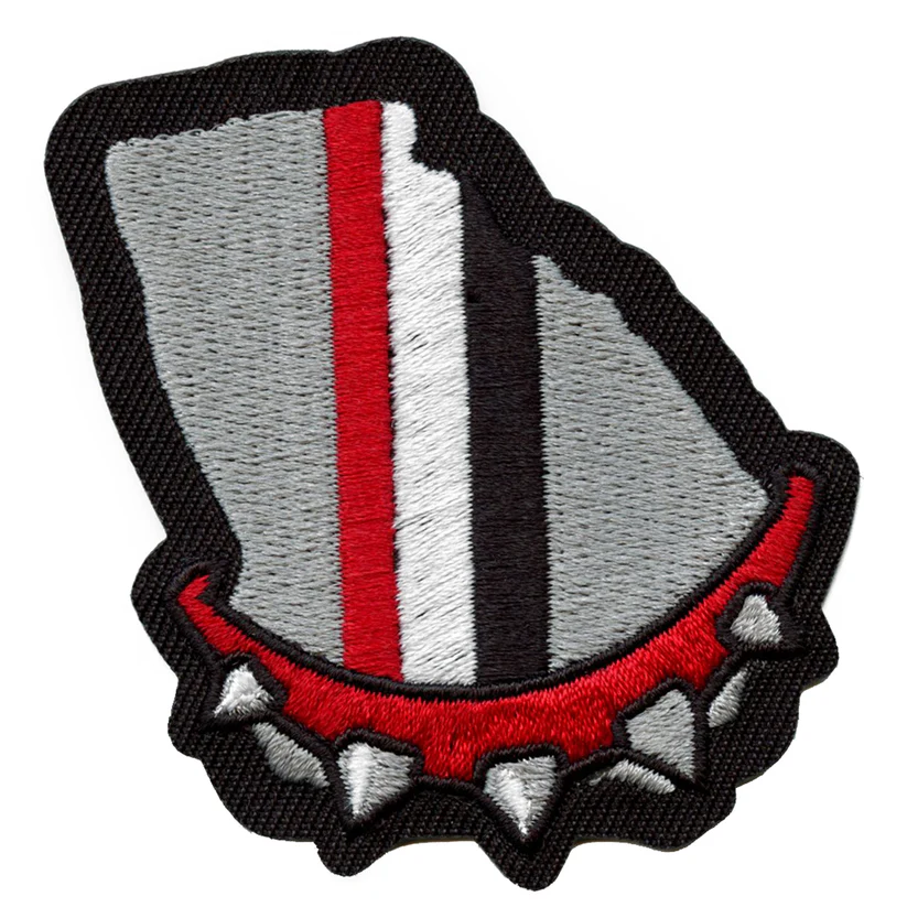 State of Georgia Dog Collar Patch 