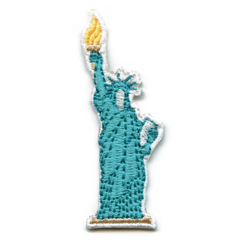 Statue Of Liberty Hat Embroidered Patch