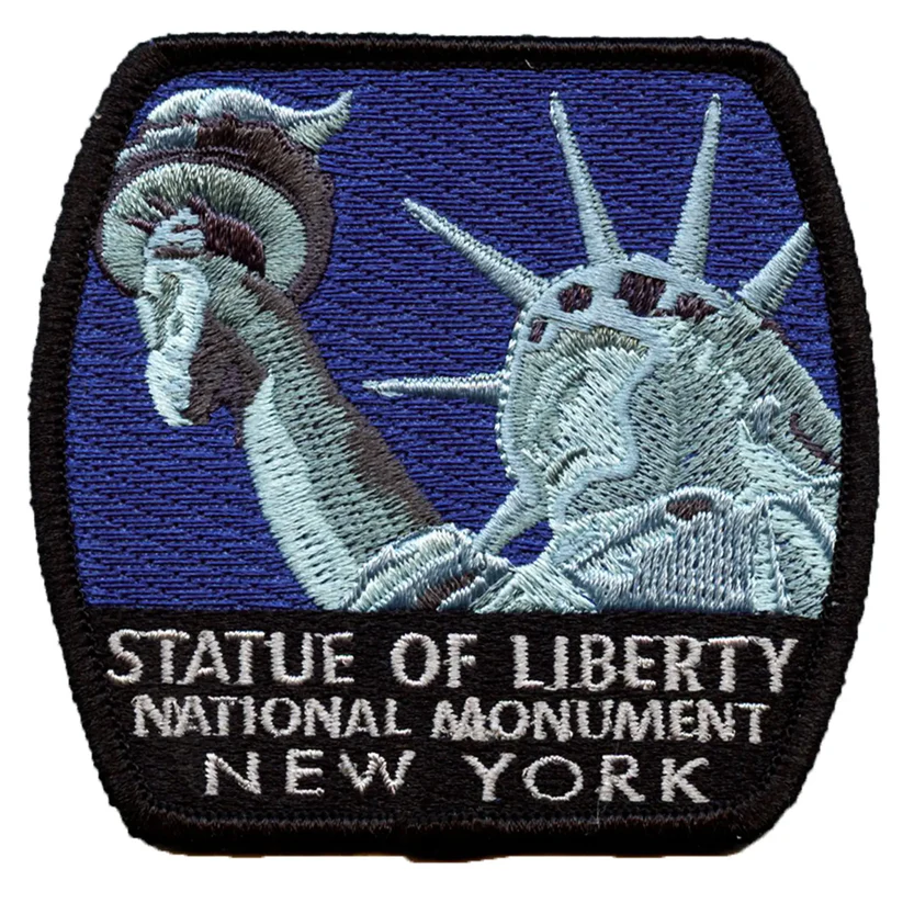 Statue Of Liberty Monument New York Embroidered Patch