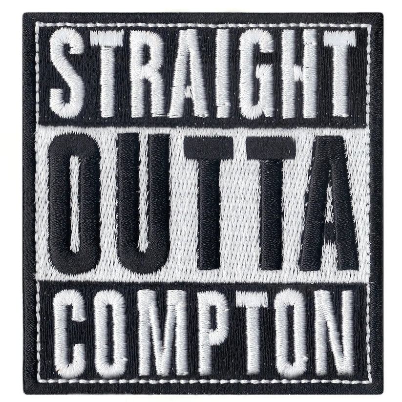 Straight Outta Compton Iron On Patch - Straight Outta Compton Iron On Patch USA Straight Outta Compton Iron On Patch - View 1