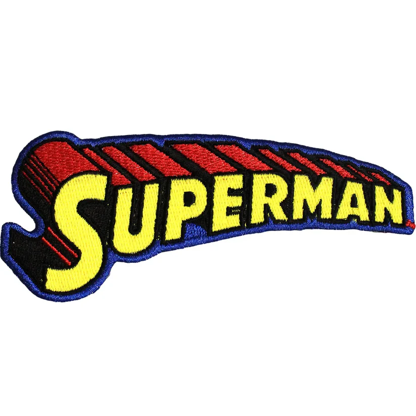 Superman' iron on Applique Patch
