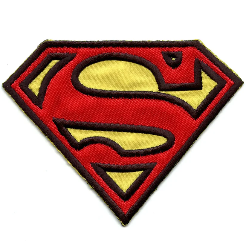 Superman Logo Iron on Applique Patch